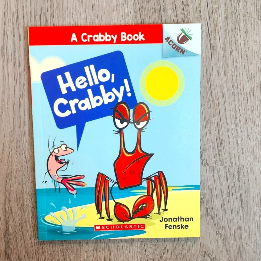 Hello Crabby Children's Illustrated Fiction Paperback Book Series Scholastic